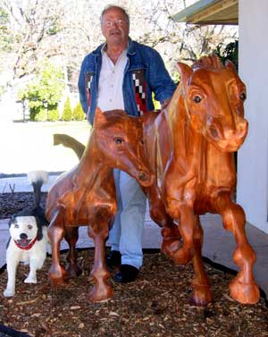 Glenn at the Valley View Winery Art Show