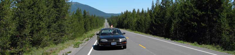 Driving the Cascade Lakes Scenic Byway