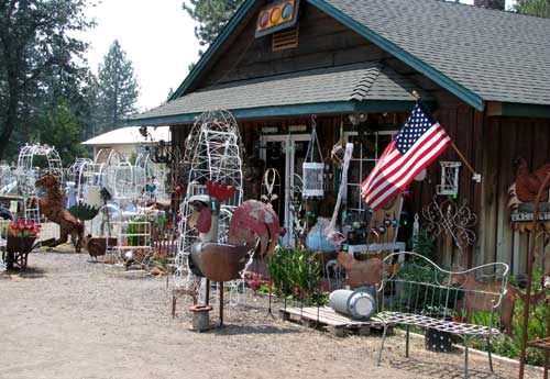 A yard art store in Burney