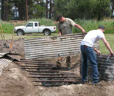 Building support for the barbeque