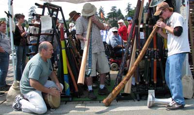 Didgeridoo booth