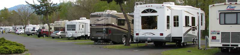 Transient end of Holiday RV Park