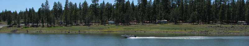 North Campground from the lake