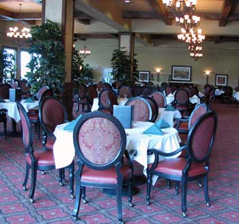 The dining room