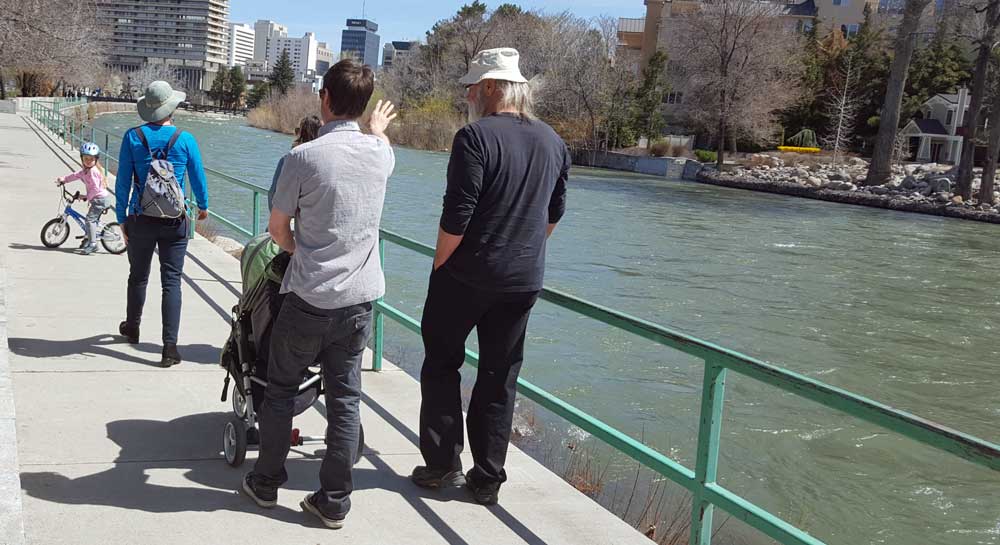 River walk in downtown Reno