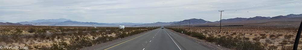 Traveling through the Mohave Desert