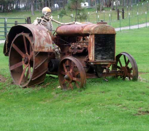 This farmer's motto: I'd die before I'd stop plowing