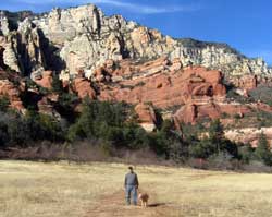 A view from Slide Rock State Park