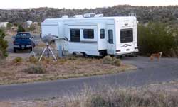 Our camp at Dead Horse Ranch State Park