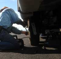 Let's see, tighten every other lug nut.