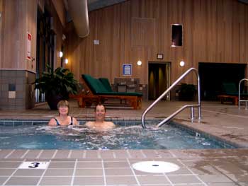 The hot tub at Seven Feathers RV Resort