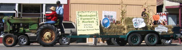 A farming town parade