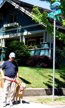 Walking through the Medford Historic District