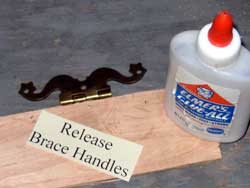 Relase Brace Handles Sign