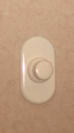 Finished dimmer switch