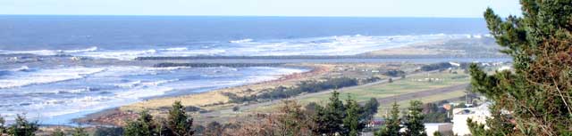 Gold Beach and the Rogue River Jetties