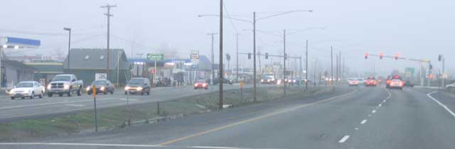 Fog in Grants Pass