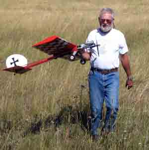 Landing in a nearby field