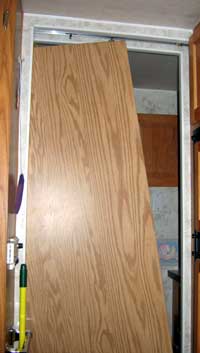 Repair this pocket door