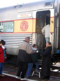 Tammy, welcomes us to the Dome car