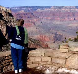 Gwen's first time at the Grand Canyon