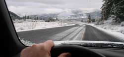 Road is getting better as I travel down the mountain