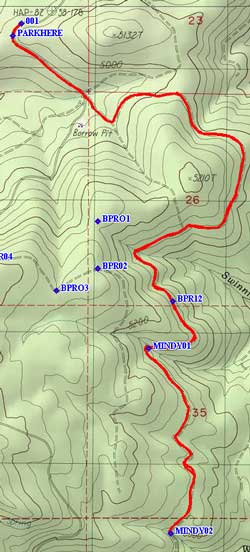 We did an 8 mile portion of Morgan's usual ride.