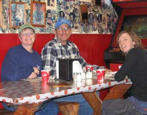 Pizza at a sports theme parlor in Ashland