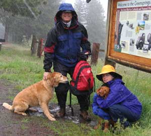 At the Pacific Crest Trailhead