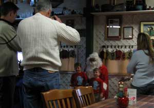 It's Santa Morning at the Apple Shed