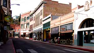 Bisbee, Arizona Main commercial street
