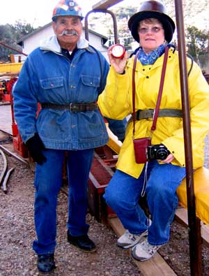 Neto is our guide. He worked this mine for 25 years before it closed in 1974