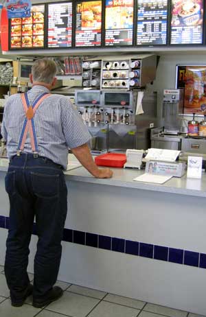 Dad's favorite place to shop, Dairy Queen