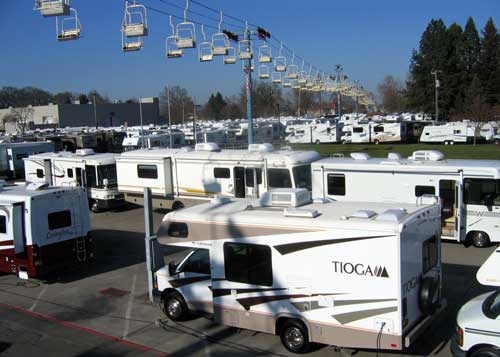 Overview of outdoor exhibit