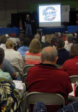 Mark Nemeth instructs RV boot camp