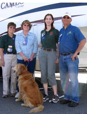 Cathy and Angie Carr visit our Chapter