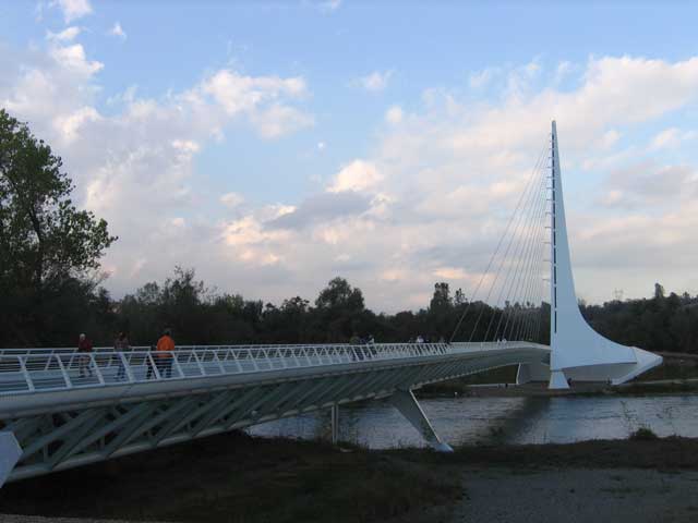 Sundial Bridge in Redding CA