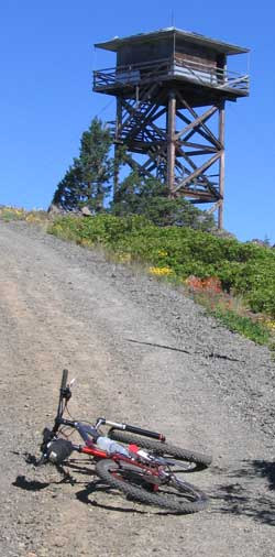 The abandoned lookout tower