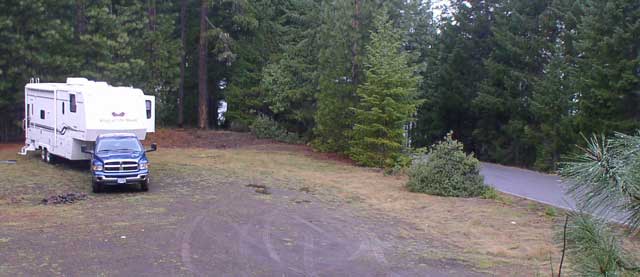 Our first boondock with the KOTR near the North Umpqua River Wilderness Area