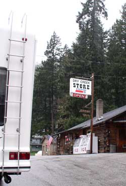 The Dry Creek Store was about 8 miles from our camp site.
